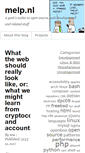 Mobile Screenshot of melp.nl